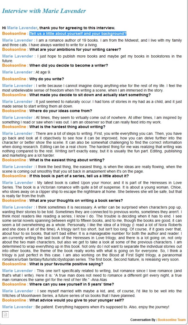 Interview - BooksOnlineDirectory